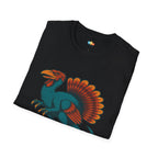 Turkeysaurus Prehistoric Thanksgiving T-Shirt - Funny Dinosaur Turkey Day Evolution Holiday Fossil Dinner Tee