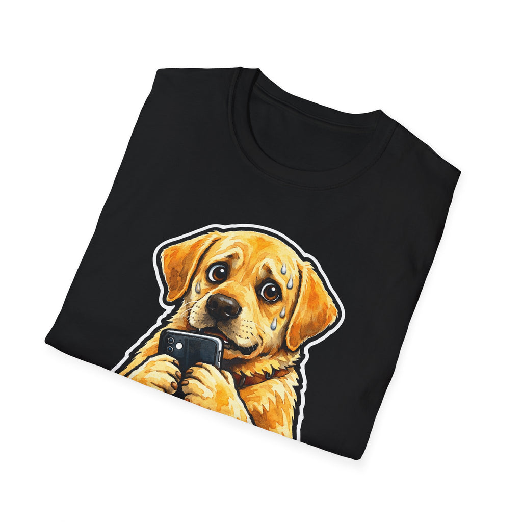 I Cant Hit Paws on the Doomscroll Funny Labrador T-Shirt | Tech Pack Collection by PetPulse