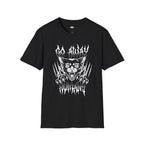 Fierce Gothic Cat Halloween T-Shirt - Metal Kitty Claws Horror Gothic Spooky Fall Graphic Tee