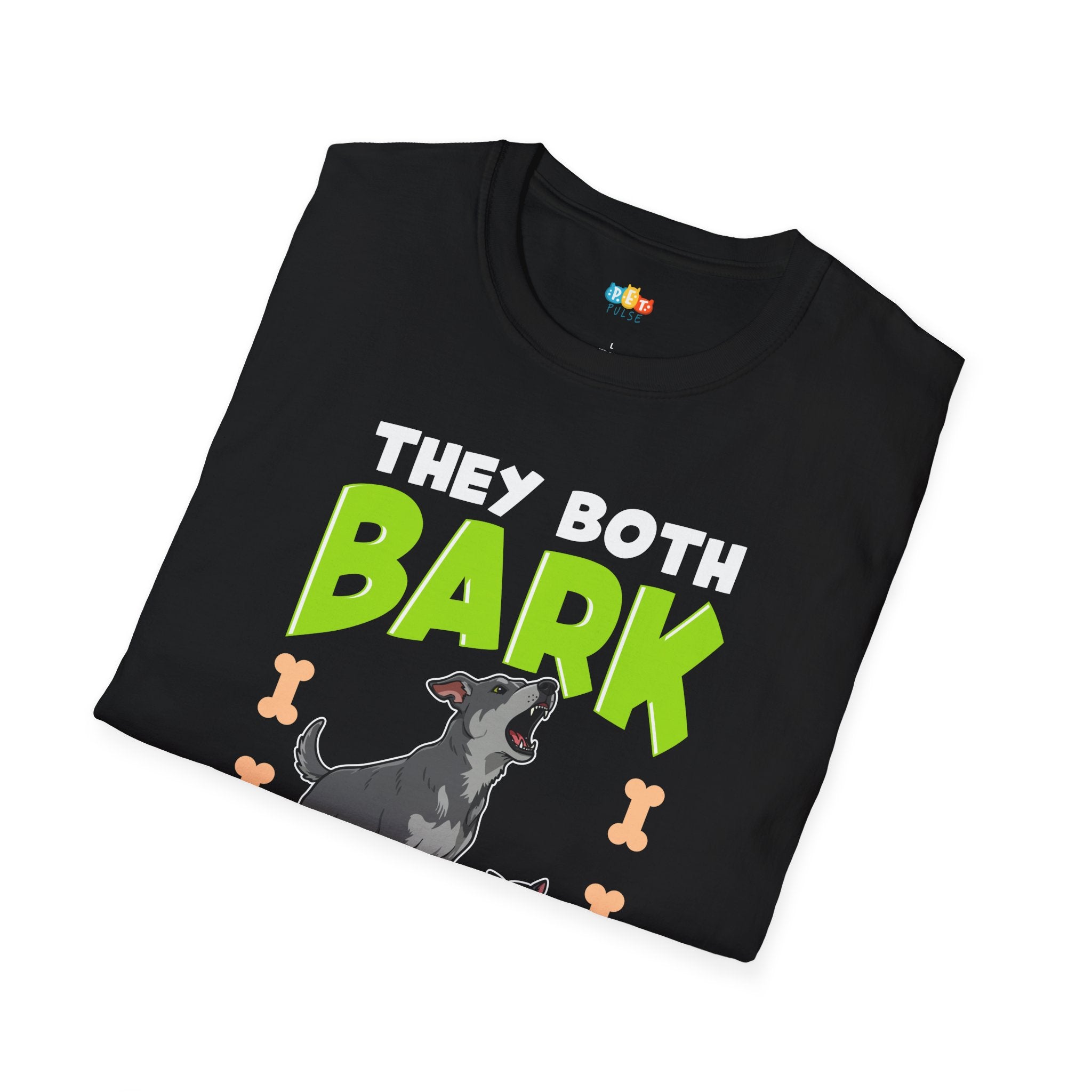 Bark Don't Ask T-Shirt - Funny Multi Pet Owner Cat Dog Both Bark Communication Humor Tee
