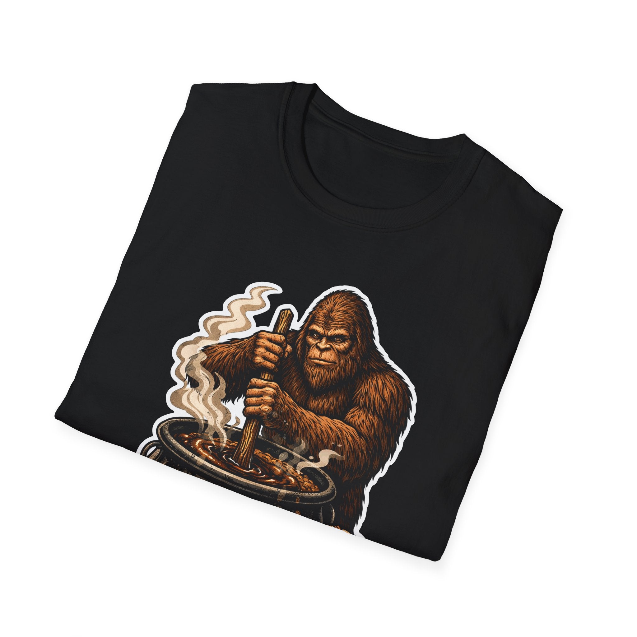 Cryptid Coffee Club Funny Bigfoot Brewing T-Shirt | Cryptid Companions Collection by PetPulse