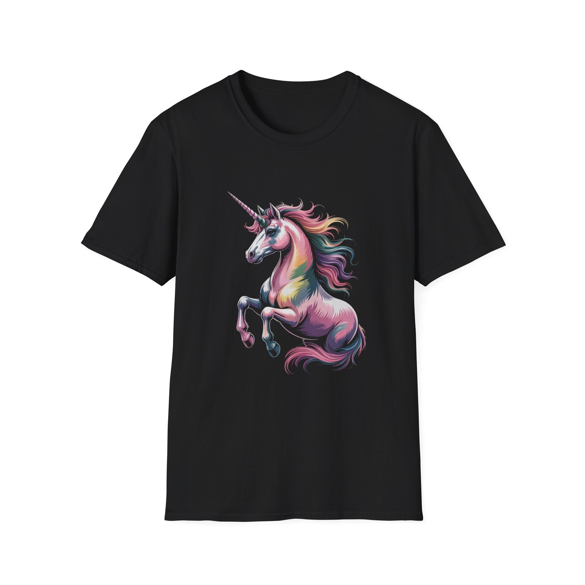 Rainbow Unicorn T-Shirt — Colorful Magical Horse Graphic Tee
