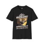 After Midnight Everything's Either Cuddles Or Chaos T-Shirt - Funny Owl Night Owl Nocturnal Humor Tee