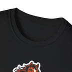 I Am a One-Horse Army Action Hero Horse T-Shirt | Robot Wreckage Victorious Horse Graphic Tee | Mane Event Collection by PetPulse