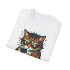 Doomscrolling Is My Cardio Meow Funny Cat Fitness Pun T-Shirt | Tech Pack Collection by PetPulse