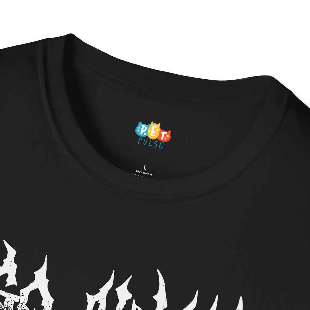 Fierce Gothic Cat Halloween T-Shirt - Metal Kitty Claws Horror Gothic Spooky Fall Graphic Tee