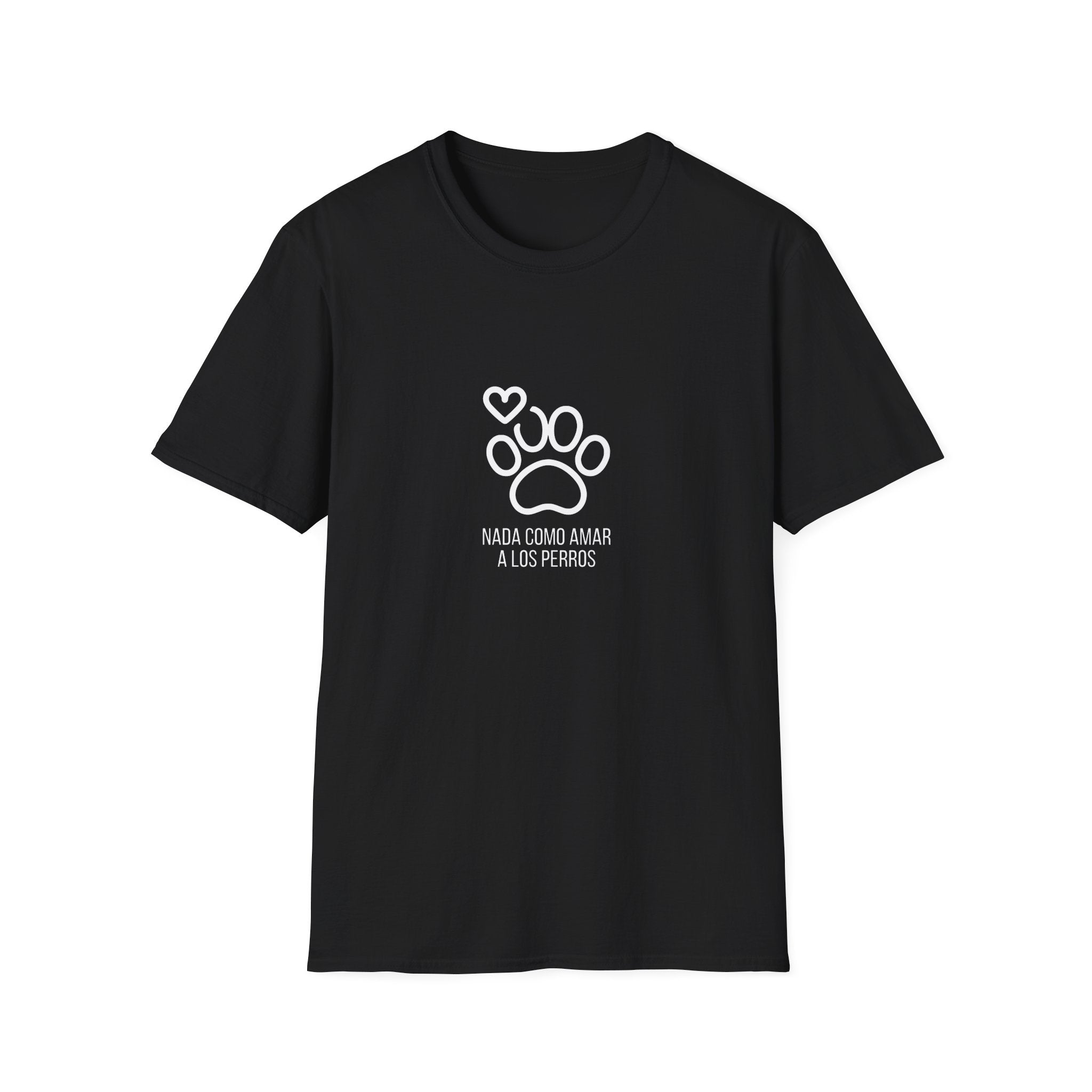 Dog Lover T-Shirt — "Nada Como Amar a Los Perritos" Paw Print Tee