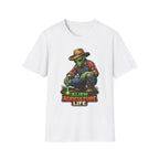 Alien Agriculture Life Funny Alien Farmer T-Shirt | Cosmic Encounters Collection by PetPulse