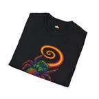 Crawl The Universe Jumping Spider T-Shirt - Funny Cosmic Arachnid Pet Owner Space Gift Tee