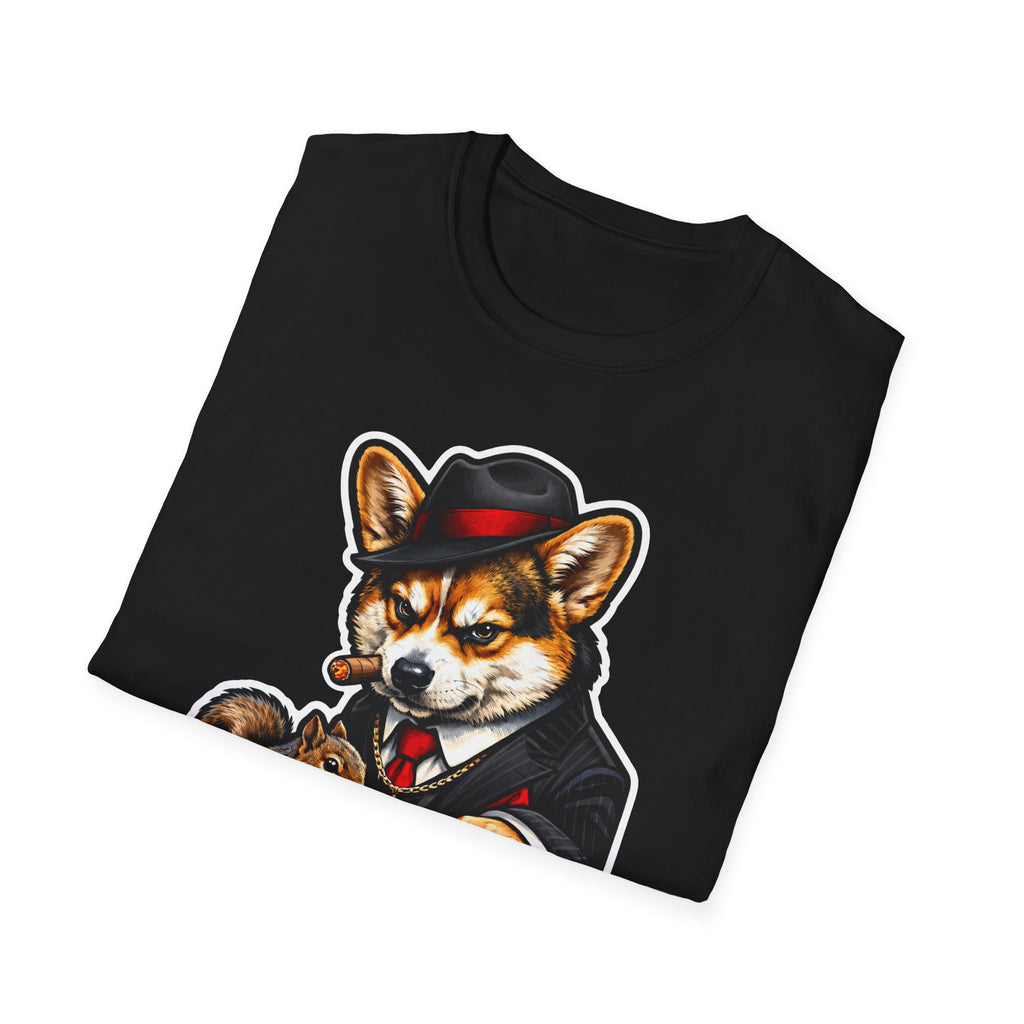 Get Me a Bone Funny Mobster Corgi T-Shirt | The Dog Father Collection by PetPulse