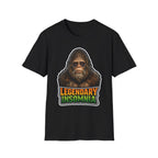 Legendary Insomnia Funny Bigfoot Portrait T-Shirt | Cryptid Companions Collection by PetPulse