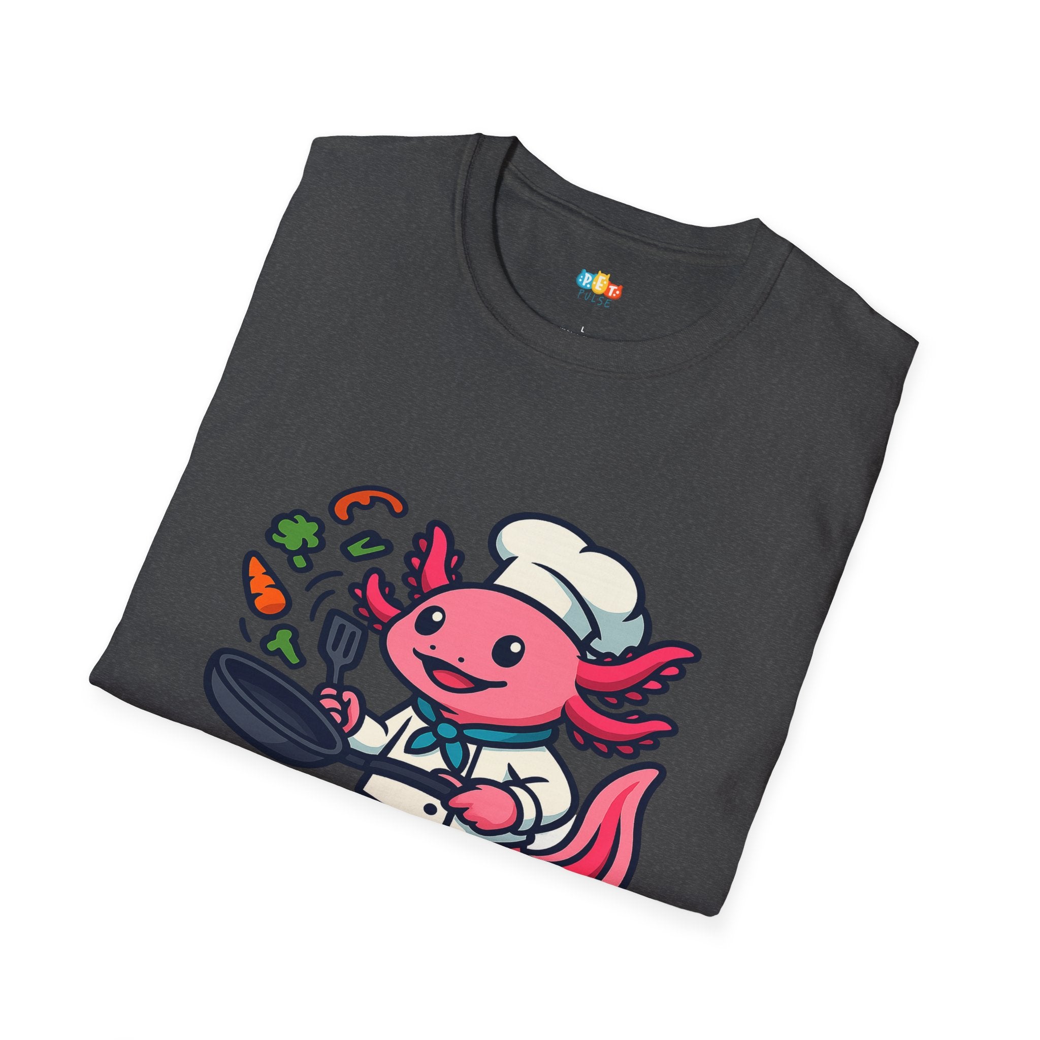 Cookolotl Chef Axolotl T-Shirt - Funny Cooking Gift Kitchen Chef Culinary Cook Food Lover Tee