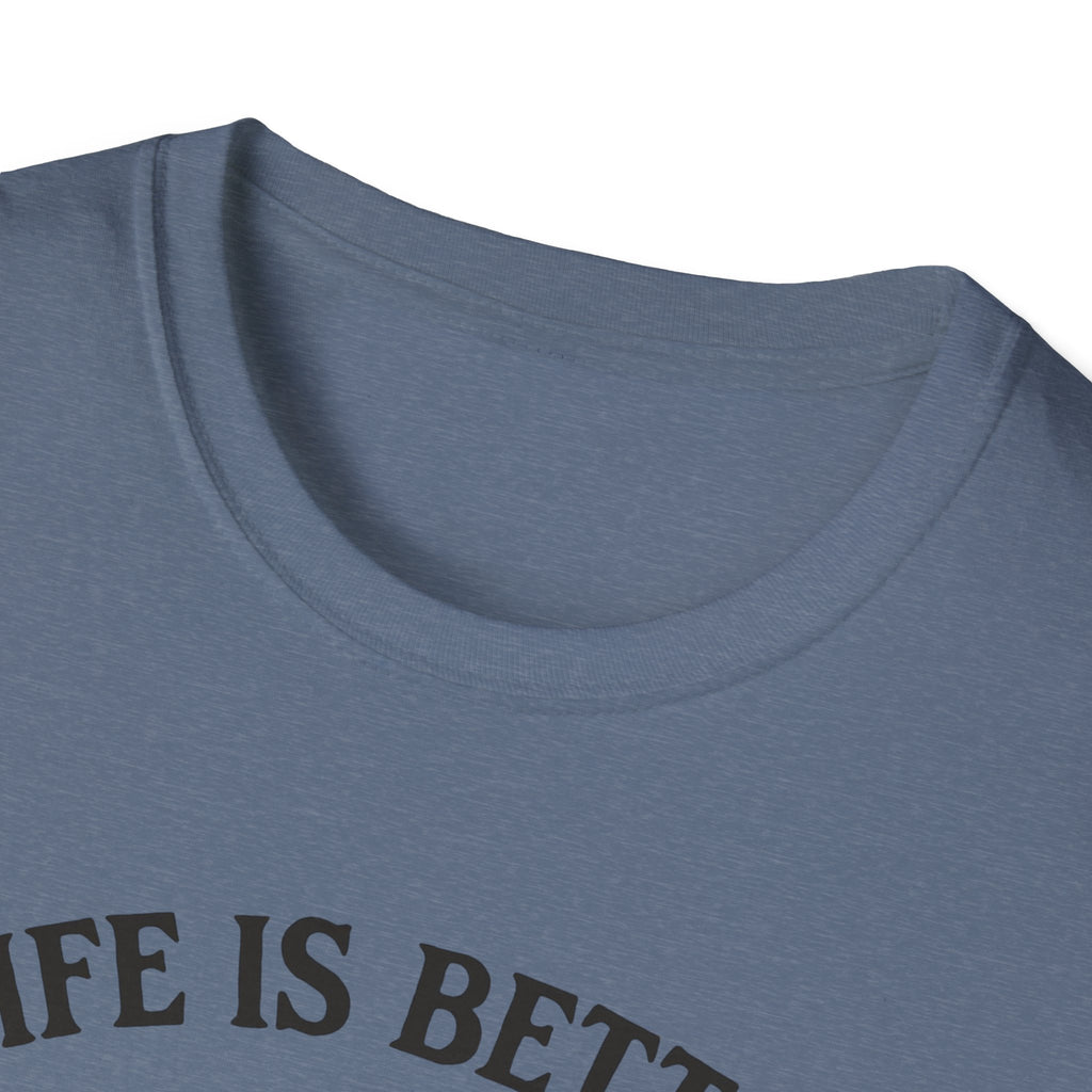 Cat With Slogan T-Shirt