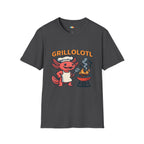 Grillolotl BBQ Axolotl T-Shirt - Funny Grilling Chef Gift BBQ Master Barbecue Cooking Dad Tee