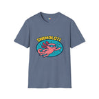 Swimolotl Athletic Axolotl Swimming T-Shirt - Funny Animal Pun Pool Swimmer Water Sports Fitness Tee