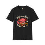 Writeolotl Cute Axolotl Writer T-Shirt - Funny Animal Pun Author Creative Writing Storyteller Tee