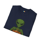 Sweet Tooth From Space Alien Halloween T-Shirt - Funny UFO Trick or Treat Candy Sci-Fi Tee