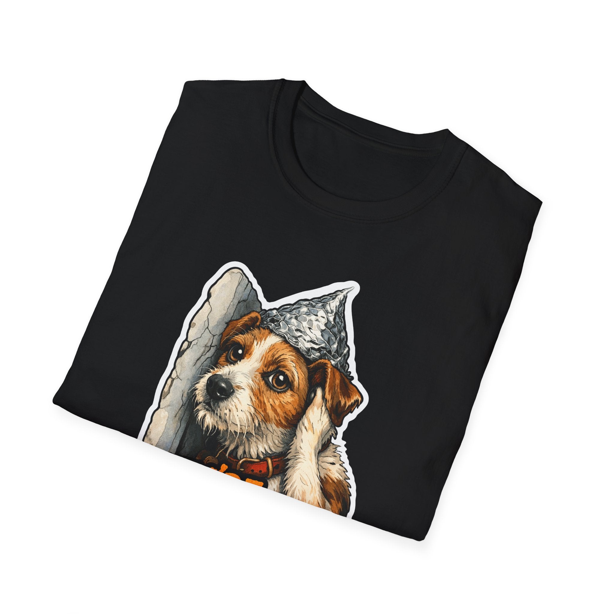 They’re in the Walls Funny Conspiracy Jack Russell Terrier T-Shirt | Pet-Spiracy Theorist Collection by PetPulse