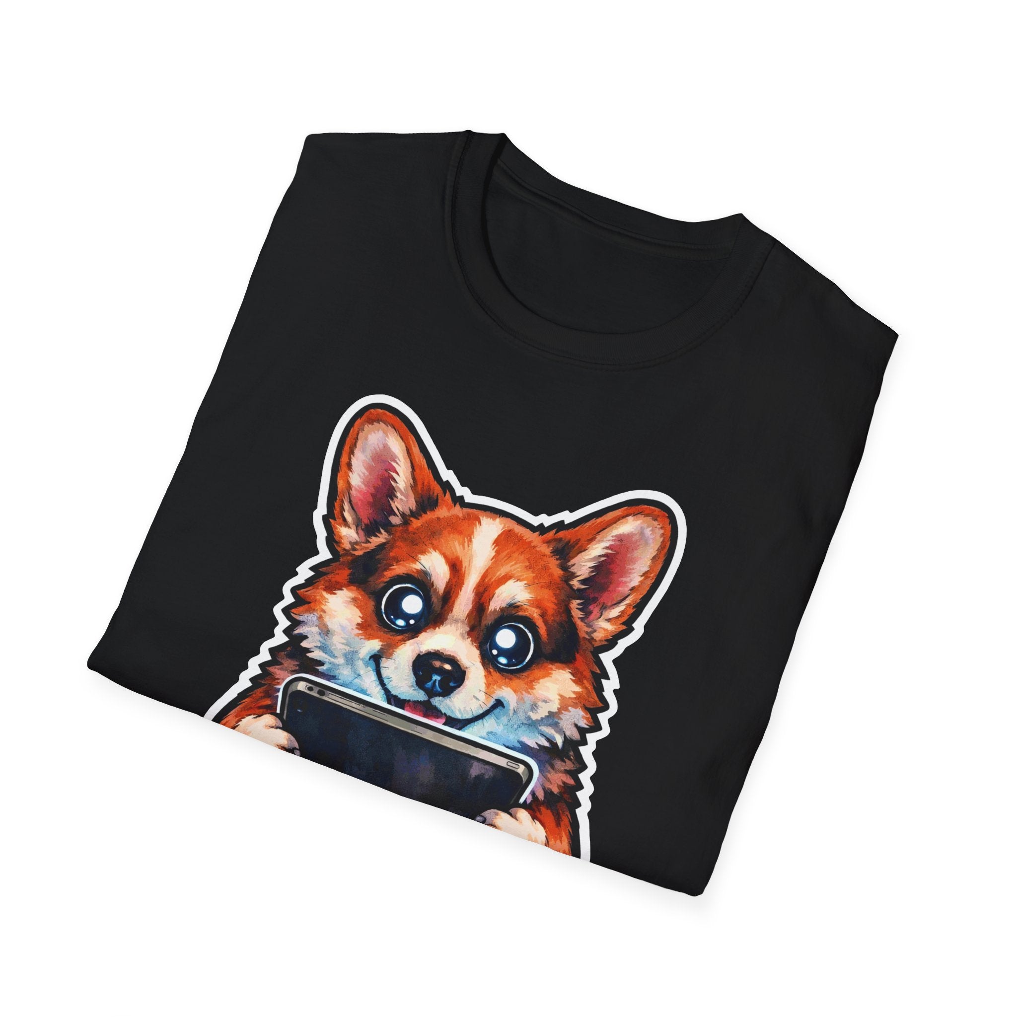 Gonna Need Belly Scratches After Doomscrolling Funny Corgi T-Shirt | Tech Pack Collection by PetPulse