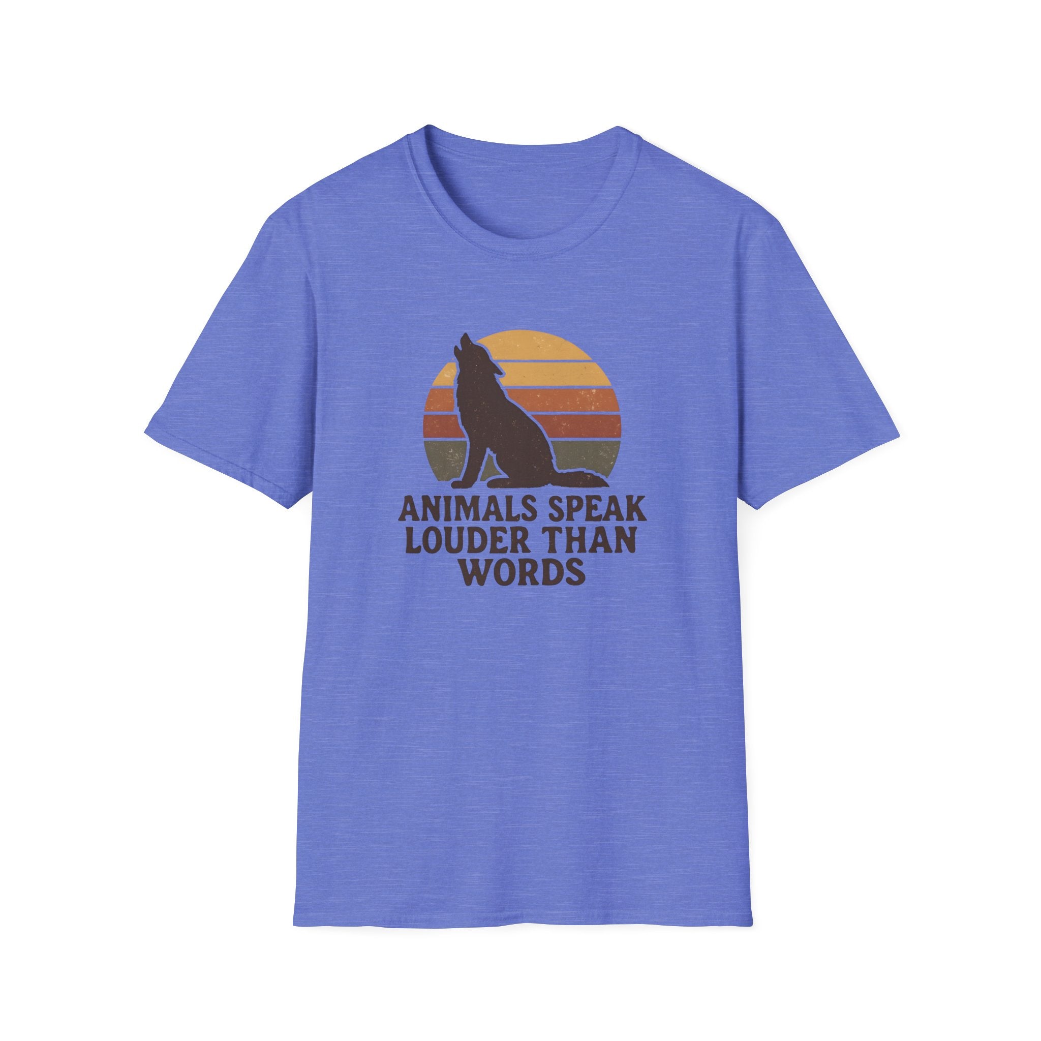 Wolf Silhouette at Sunset T-Shirt