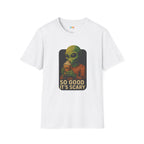 So Good It's Scary Alien Pumpkin Spice Halloween T-Shirt - Funny UFO PSL Coffee Sci-Fi Tee