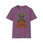 Sweet Tooth From Space Alien Halloween T-Shirt - Funny UFO Trick or Treat Candy Sci-Fi Tee
