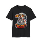 The First Woof on Mars Funny English Bulldog Astronaut T-Shirt | Cosmic Encounters Collection by PetPulse