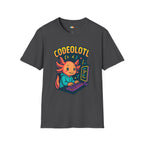 Codeolotl Programming Axolotl T-Shirt - Funny Coder Developer Computer Science Software Engineer Tee