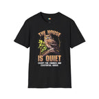 The House Is Quiet Except For Zooms And Existential Crisis T-Shirt - Funny Owl Night Owl Humor Tee