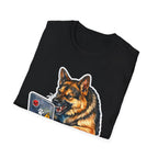I Want to Bite the Algorithm Funny German Shepherd T-Shirt | Tech Pack Collection by PetPulse