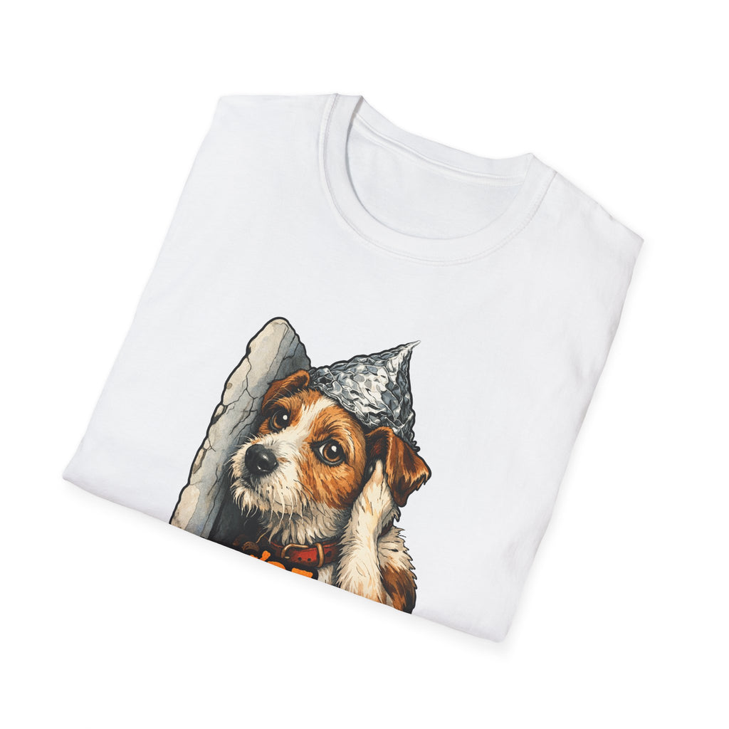 They’re in the Walls Funny Conspiracy Jack Russell Terrier T-Shirt | Pet-Spiracy Theorist Collection by PetPulse