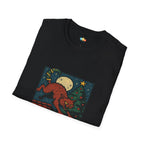 Nine Lives Of Christmas Chaos T-Shirt - Funny Feral Cat Christmas Tree Destroyer Vintage Rooftop Xmas Tee