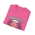 Bakeolotl Baking Axolotl T-Shirt - Funny Baker Chef Pie Whisk Kitchen Cooking Pastry Baker Tee