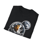 Barking at the Moon Funny Astronaut Beagle T-Shirt | Cosmic Encounters Collection by PetPulse