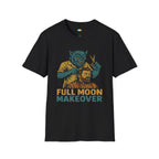Full Moon Makeover Halloween T-Shirt - Werewolf Barber Horror Comedy Gothic Spooky Fall Graphic Tee