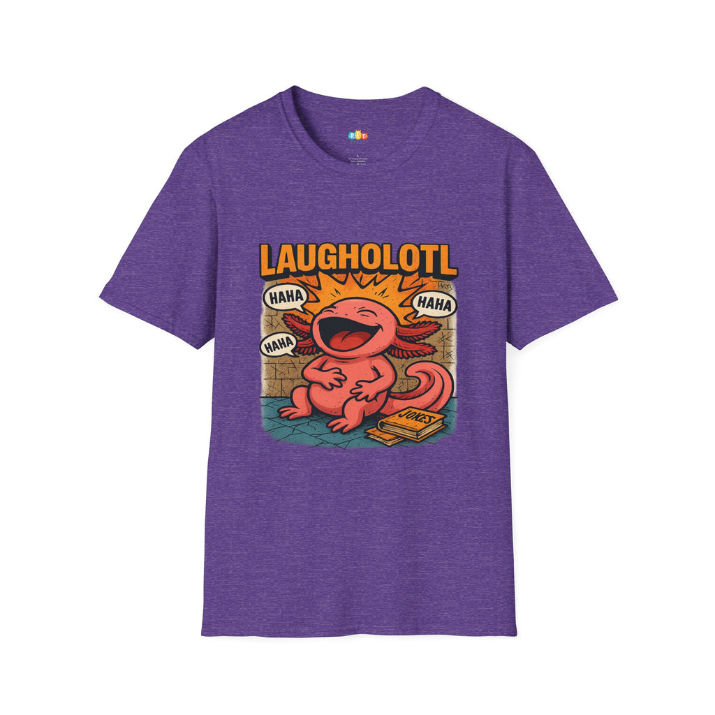 Laugholotl Comedy Axolotl T-Shirt - Funny Comedian Joke Book Humor Laughter Stand Up Comedy Tee