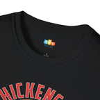 Chickens Are My Emotional Support Material T-Shirt - Funny Farm Life Therapy Hen Comfort Animal Graphic Tee