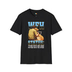 WFH Status Typing With One Hand Petting With The Other T-Shirt - Funny Pet Parent Work From Home Gift Tee