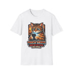 Touch Grass Said No Cat Ever Mid-Spiral Funny Internet Slang Cat T-Shirt | Tech Pack Collection by PetPulse