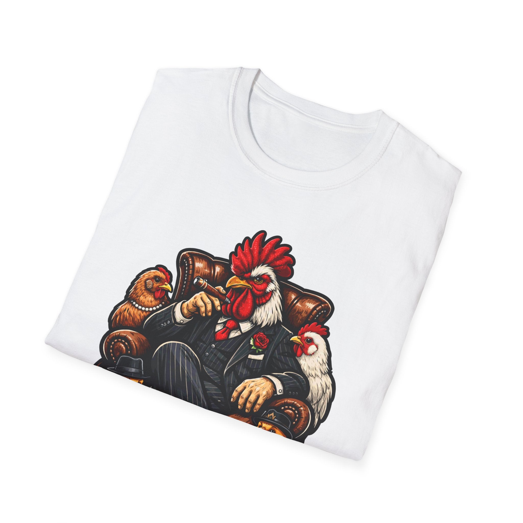 The Family Flock Funny Chicken Family T-Shirt | Rooster Hens and Chicks Mafia Graphic Tee for Chicken Owners | PetPulse