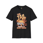 This Tail 100% Powered By Second Chances Dog T-Shirt - Goldendoodle Rescue Dog Parent Hero Graphic Tee