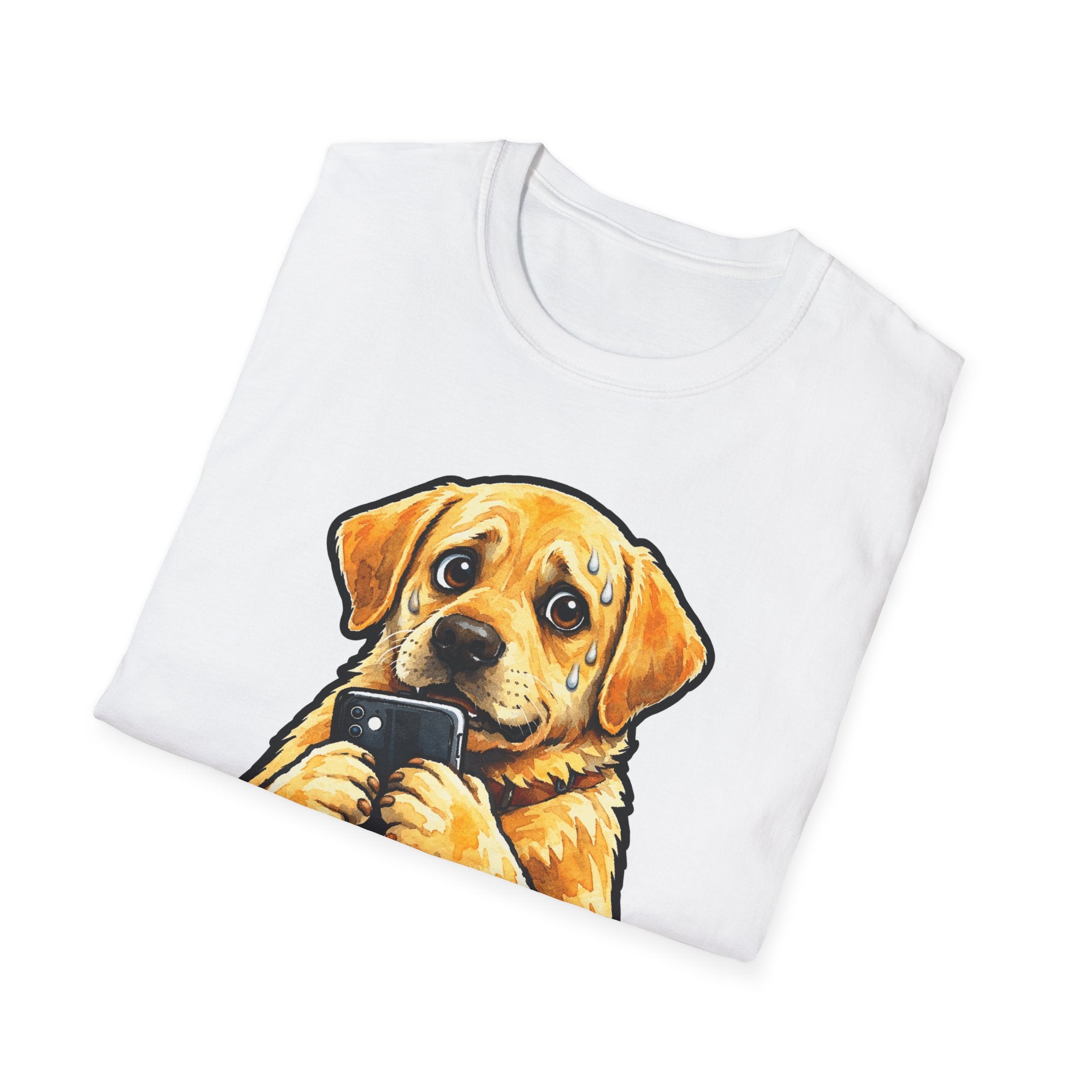 I Cant Hit Paws on the Doomscroll Funny Labrador T-Shirt | Tech Pack Collection by PetPulse