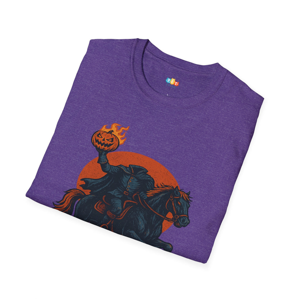 Need A Lift Halloween T-Shirt - Headless Horseman Uber Horror Comedy Gothic Spooky Fall Graphic Tee