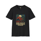 Nine Lives Of Christmas Chaos T-Shirt - Funny Feral Cat Christmas Tree Destroyer Vintage Rooftop Xmas Tee