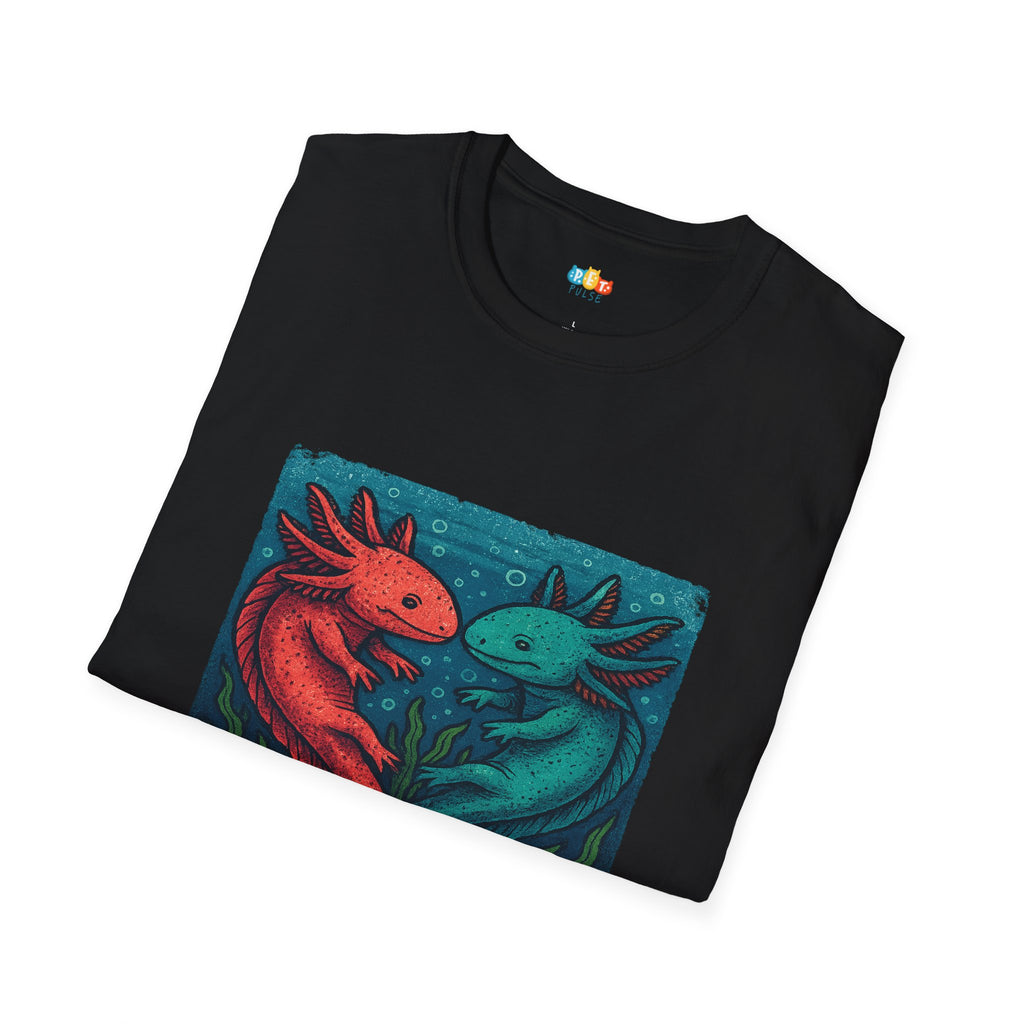 I Really Love Axolotls Heart Cute Amphibian T-Shirt - Funny Animal Lover Pet Owner Aquatic Friend Tee