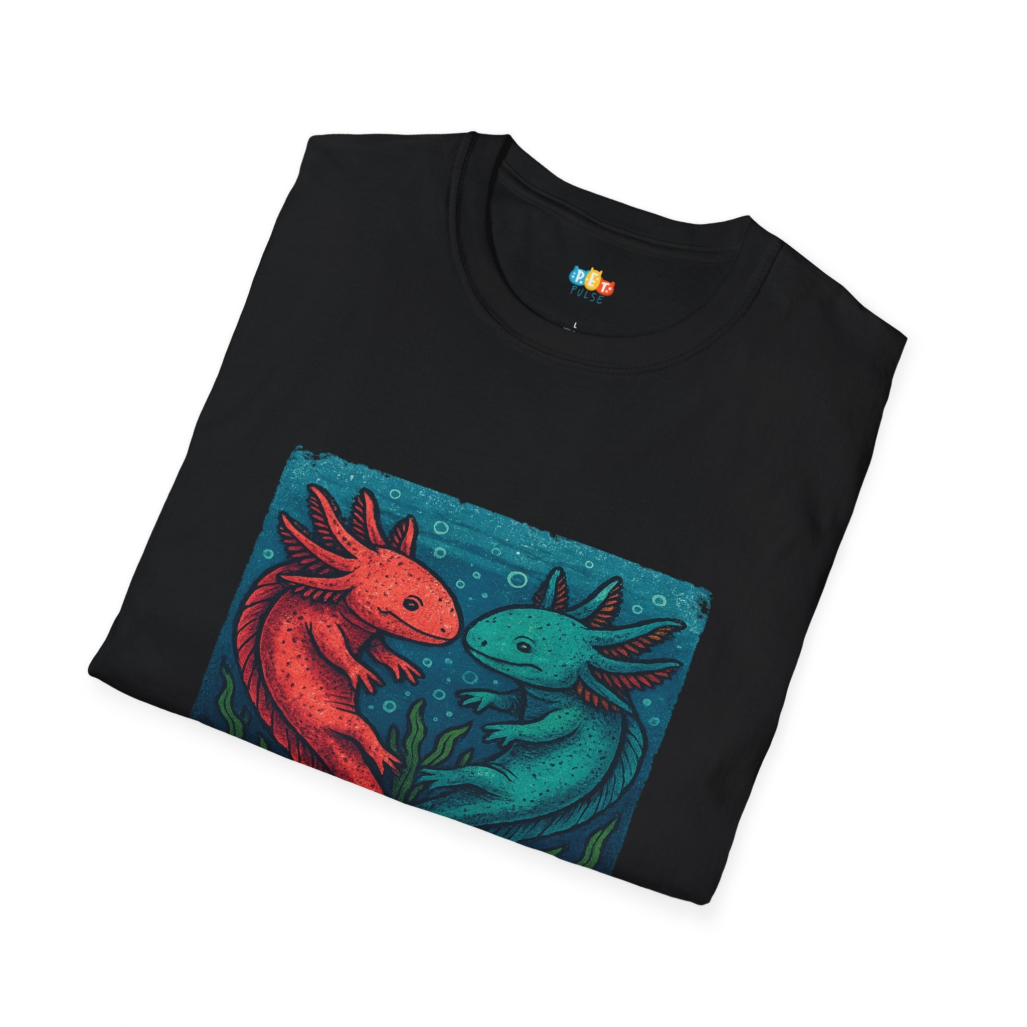 I Really Love Axolotls Heart Cute Amphibian T-Shirt - Funny Animal Lover Pet Owner Aquatic Friend Tee