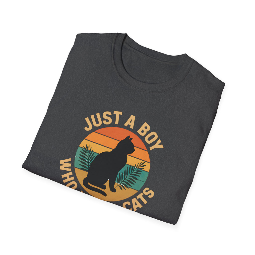 Boy Who Loves Cats T-Shirt