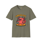 Singolotl Musical Axolotl Karaoke Singer T-Shirt - Funny Animal Pun Music Performance Vocalist Tee