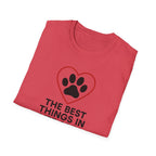 Red Heart Outline T-Shirt