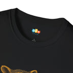 Off Key And All Heart Christmas T-Shirt - Funny Vintage Woodland Raccoon Caroler Holiday Music Campfire Xmas Tee